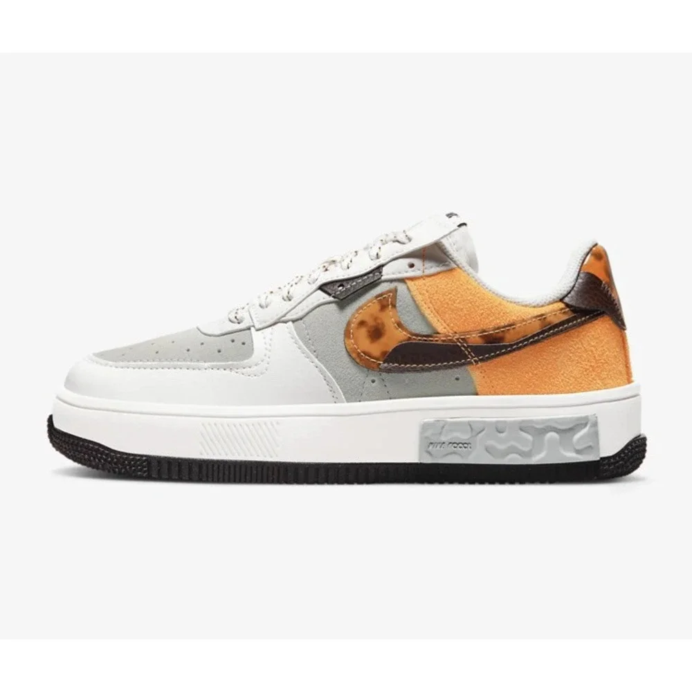 Nike Air Force 1 Fontanka Women's Sz 9.5‎ Phantom/Light Curry DR0151 New